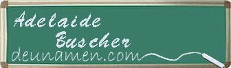 Adelaide Buscher Visitenkarte